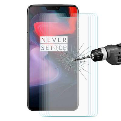 5Pcs Enkay Hat-Prince 0.26mm 9H 2.5D ARC Explosion-proof Tempered Glass Screen Protector Film for OnePlus 6 