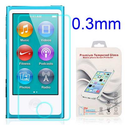 0.3mm 2.5D 9H Tempered Glass Screen Protector Protective Film for iPod Nano 7