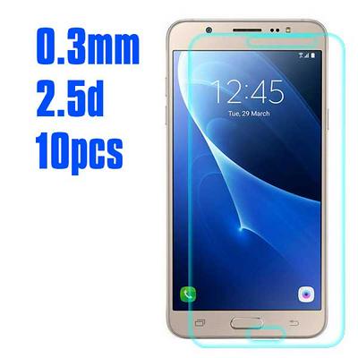 No Package 10Pcs 2.5D 0.3mm Premium Tempered Glass Screen Protector for Samsung Galaxy J7 (2016) J710 