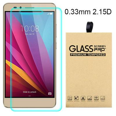 2.15D 0.33mm 9H Arc Edge Explosion-Proof Transparent Tempered Glass Screen Protector for HuaWei Honor 5X