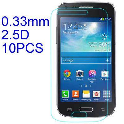10Pcs 0.33mm 2.5D ARC Ultratiin Lobo Material Tempered Glass with Korean Glue Screen Protector for Samsung Galaxy Core I8260 I8262 