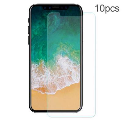 10Pcs * Explosion-proof Tempered Glass Screen Protector Film for iPhone X - Colorless