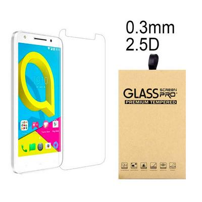 2.5D 0.3mm 9H ARC Surface Premium Tempered Glass Screen Protector Film for Alcatel U5