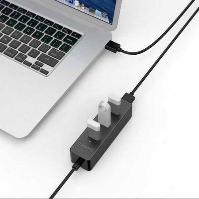 ORICO W5PH4-U3 Portable 4 Port USB3.0 Hub High Speed USB Splitter with 8-inch USB 3.0 Cable 
