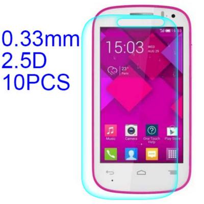 10Pcs 0.33mm 2.5D Lobo Material Tempered Glass with Korean Glue Screen Protector for Alcatel One Touch Pop C3