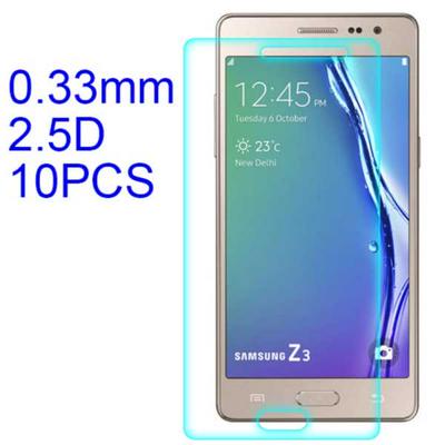 10Pcs 0.33mm 2.5D ARC Ultratiin Lobo Material Tempered Glass with Korean Glue Screen Protector for Samsung Z3