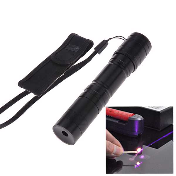 m♡ LT - 2010 5mw 405nm 16340 Zooming Laser Pointer - Purple Light