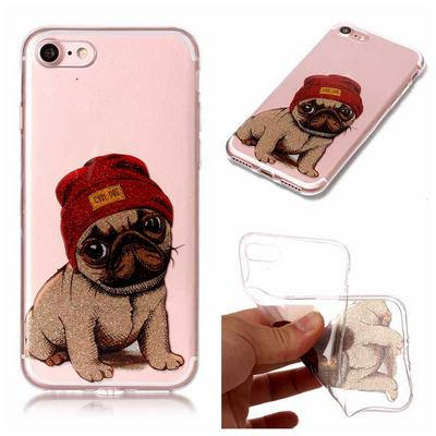 Ultra Thin Transparent Soft TPU Back Cover Case for iPhone 7 - Shapi Dog