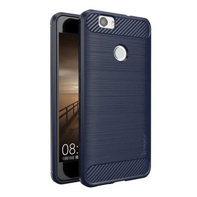 iPaky Brushed Hard PC + Soft TPU Hybrid Back Cover Case for Huawei Nova - Blue
