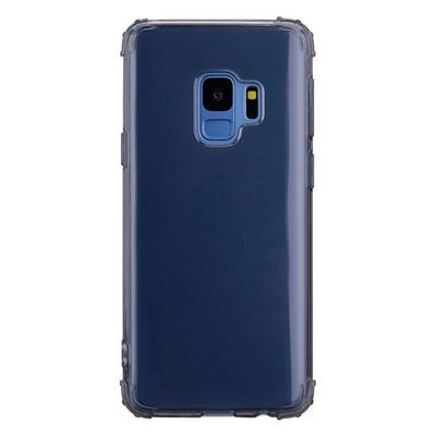 Anti-Drop Anti-Scratch Transparent Soft TPU Back Cover Protective Case for Samsung Galaxy S9 - Black
