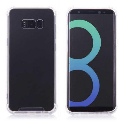 Anti-Drop Transparent Hard PC + Acrylic Back Cover Case for Samsung Galaxy S8 / G9500 - White