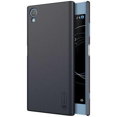 Nillkin Frosted Shell Series PC Back Cover Phone Case for Sony Xperia XA1 Plus - Black