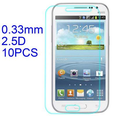 10Pcs 0.33mm 2.5D ARC Ultratiin Lobo Material Tempered Glass with Korean Glue Screen Protector for Samsung Galaxy Win / I8552