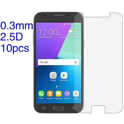 10Pcs 0.3mm 2.5D Tempered Glass Screen Protector Film for Samsung Galaxy J3 (2017)