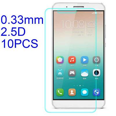 10Pcs 2.5D Lobo Material Tempered Glass with Korean Glue Screen Protector for Huawei Honor 7i / Shot X
