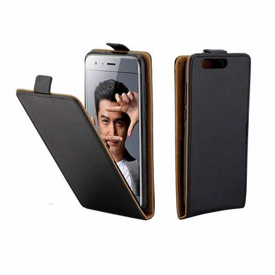 Vertical Flip Sewing Edged PU Leather + Soft TPU with Magnetic Buckle and Card Holder Protective Business Case for Huawei Honor H9 / Honor 9