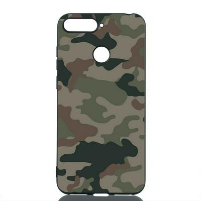 Painted Frosted Anti-Scratch Soft TPU Back Cover Protective Case for Huawei Y6 (2018) / Honor 7A (No Fingerprint Sensor) - Camouflage