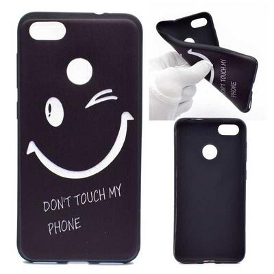 Ultra Thin Colored Painting Soft TPU Back Cover Case for Huawei Enjoy 7/Y6 Pro (2017)/P9 Lite Mini - Smiling