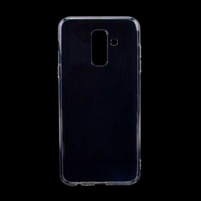 Anti-Scratch Anti-Drop Soft TPU Back Cover Protective Case for Samsung Galaxy A6 Plus (2018) - Transparent