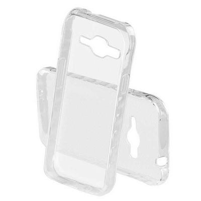 Anti Slide Ultra Thin Transparent Soft TPU Back Cover Case for Samsung Galaxy J2 J210 / J2 Pro 2016 - Transparent