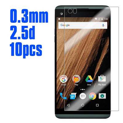 No Package 10pcs 0.3mm 2.5D Arc Edge AGC Japan Toyo Glue Tempered Glass Film for LG V20