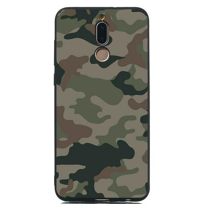 Painted Frosted Anti-Scratch Soft TPU Back Cover Protective Case for Huawei Mate 10 Lite / Nova 2i / Maimang 6 - Camouflage
