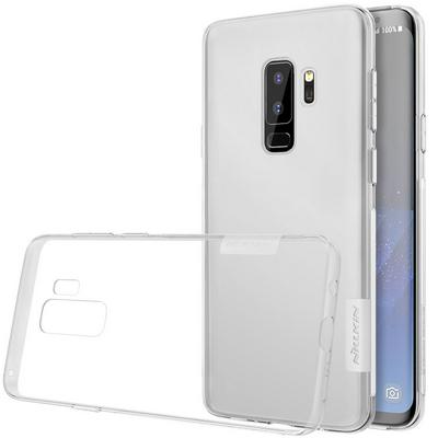 Nillkin Nature Transparent Solid Color Soft TPU Back Cover Protective Phone Case for Samsung Galaxy S9 Plus - White