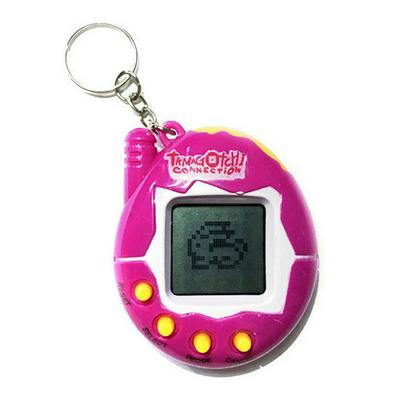 Tamagotchi Virtual Electronic Dinosaur Egg Pet Machine Nostalgic Digital Electronic E-pet Handheld Game Cyber Funny Pet Daily Christmas Toy - Rose Red