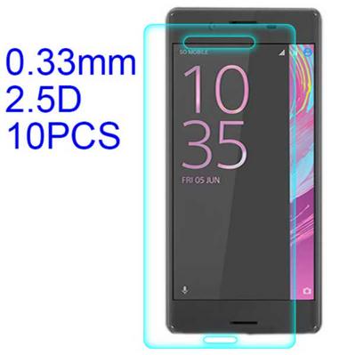 10Pcs 0.33mm 2.5D Lobo Material Tempered Glass with Korean Glue Screen Protector for Sony Xperia X Performance Dual F8132