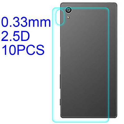 10Pcs 0.33mm 2.5D Lobo Material Tempered Glass with Korean Glue Back Cover Protector for Sony Xperia Z5 Premium 