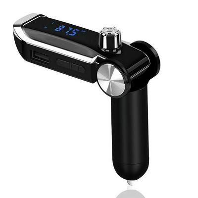 BBL02 Wireless In-Car Bluetooth FM Transmitter Radio Adapter MP3 Player TF Card Slot with USB Car Charger Music Controls Hands-Free Calling  