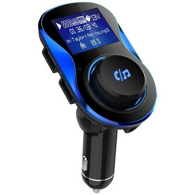 BC28  FM Transmitter Wireless FM Bluetooth Radio Adapter Handsfree Dual USB Charging Ports and 1.4" Display Screen MP3 AUX Supportable Car Charger