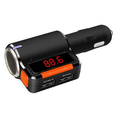 Bluetooth Handsfree FM Transmitter MP3 Player LCD 3.1A Dual USB Car Charger