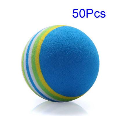Golf Rainbow Foam Sponge Practice Ball 50 PCS Per Bag