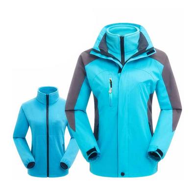 Soft Warm Anti-wind Waterproof Breathable Adjustable Hem with Raincap 2 Pieces Suit Jacket M-XL Size 