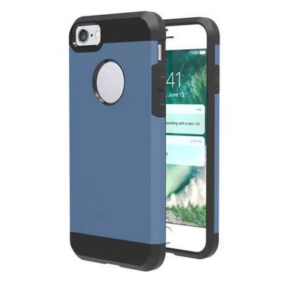 Detachable 2 in 1 Corselet TPU + PC Combination Case for iPhone 7 - Dark Blue