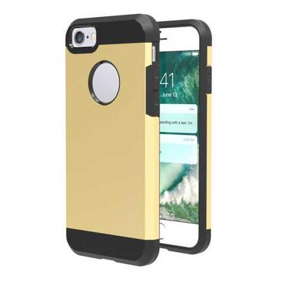 Detachable 2 in 1 Corselet TPU + PC Combination Case for iPhone 7/8 - Yellow