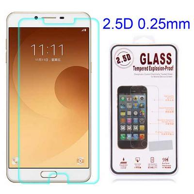 2.5D 0.25mm 9H Explosion-Proof Transparent Tempered Glass Screen Protector for Samsung Galaxy C9 Pro