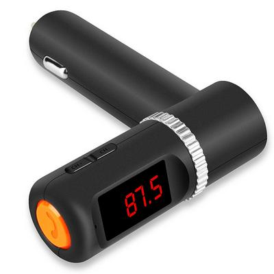 BC08B 4.2A Dual USB Car Charger For Phone / Pad FM Transmitter MP3 Player LCD Bluetooth Hands-free
