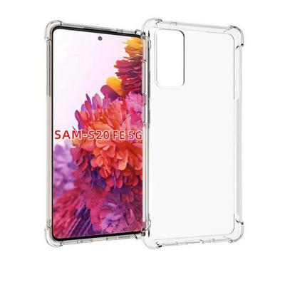 Anti-Fingerprint Non-Slip Waterproof Four Corners Shockproof Transparent Soft TPU Back Cover Protective Case for Samsung Galaxy S20 FE
