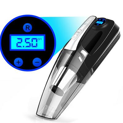 Household / Vehicle (Dual-purpose) 120W High-power Four-in-one Car Vacuum Cleaner Portable Inflatable Pump 