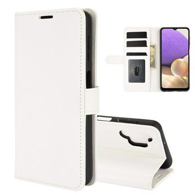 For Samsung Galaxy A32 4G R64 Pattern Single Folded Edge Folio Flip Scratch Resistant PU Leather Wallet Phone Case
