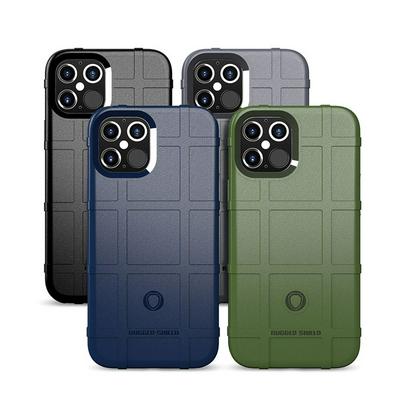 For iPhone 12/12 Pro (6.1) Shield Protective Series Military-grade Anti-fall Shockproof Soft TPU Back Cover Case