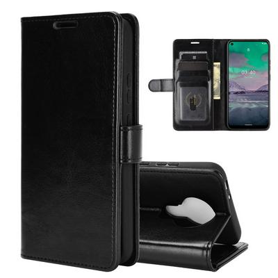 For Nokia 3.4 R64 Pattern Single Folded Edge Folio Flip Scratch Resistant PU Leather Wallet Phone Case