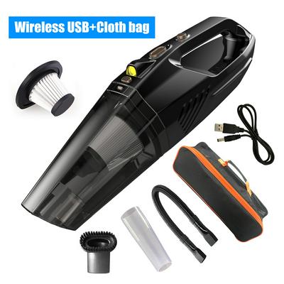 Car vacuum cleaner wireless charging handheld dry wet dual purpose car vacuum cleaner portable 12V Car vacuum cleaner
