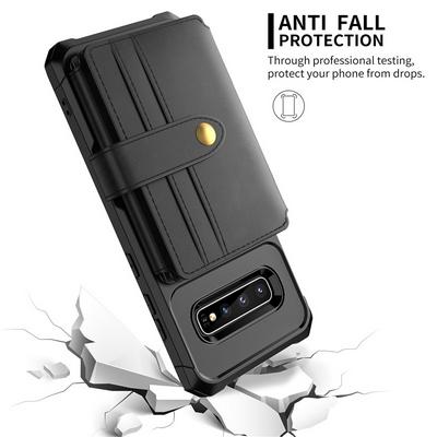 For Samsung Galaxy S10e Multi-function 10 Card Slots Anti-fall Wallet Style Leather Protective Cover