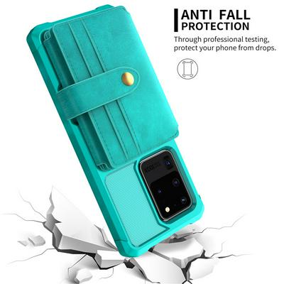 For Samsung Galaxy S20 Ultra Multi-function 10 Card Slots Anti-fall Wallet Style Leather Protective Cover