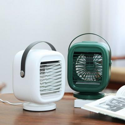 Rotating Water Cooling Fan 2000mAh Portable Office Desk Air Conditioner Cooler