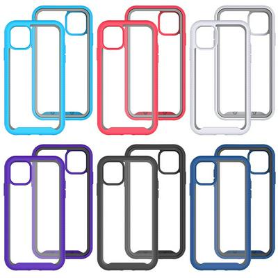 For iPhone 11(6.1) Three Defense Anti-slip Shock-proof Drop-proof Acrylic+TPU+PC Back Cover Case