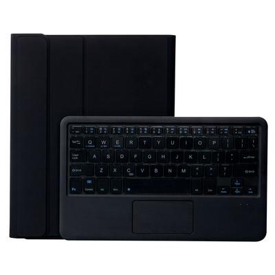 T098B-A Pressed Skin Texture TPU Detachable Candy Colors Bluetooth Keyboard Protective Case for iPad Air 4 10.9 inch (2020), with Stand & Pen Slot & Touch